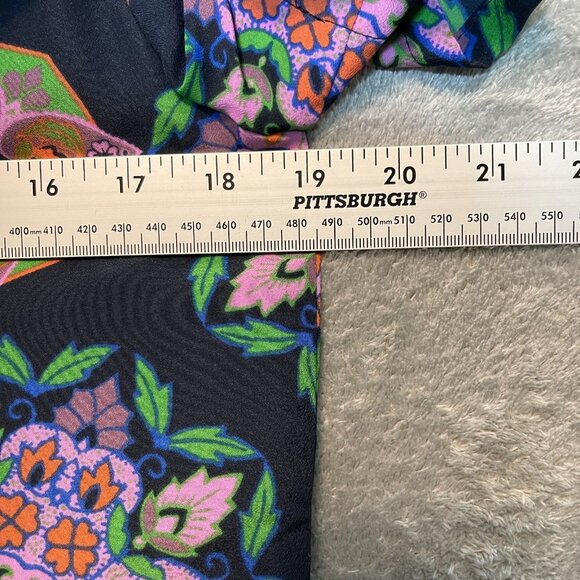 J.Crew Women Colorful Floral Geometric Mandala Chiffon Mini Shift Dress 6 - Picture 7 of 10